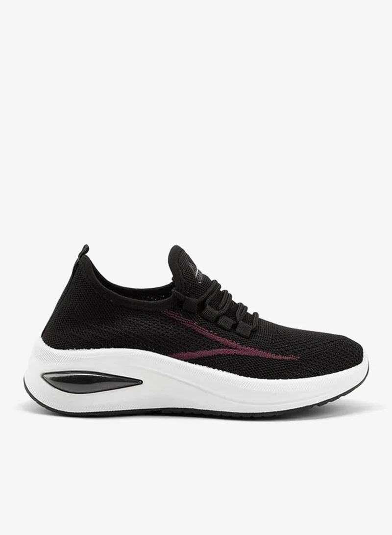 Pull Tab Lace-Up Sports Shoes