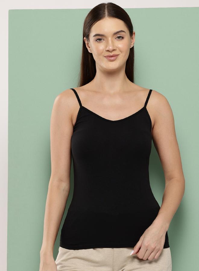 Leading Lady Pack of 2 - Solid Cotton Camisole - Image 3