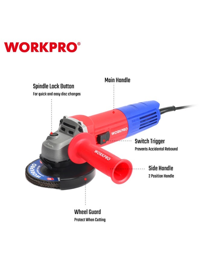WORKPRO 1200W 115MM Angle grinder - Image 3