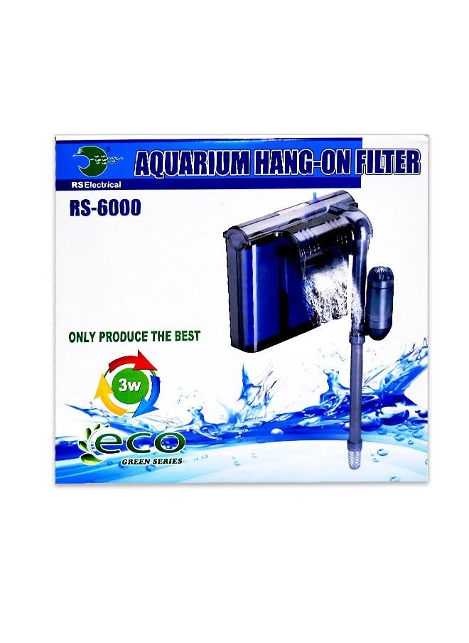 Rs Electrical Aquarium Hang On Filter RS-6000  - Image 1