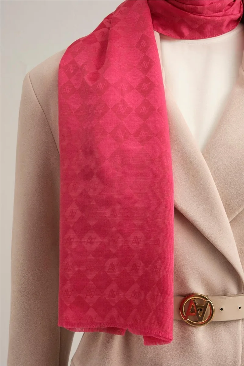 ARMINE Jacquard Silk Cotton Shawl 11111