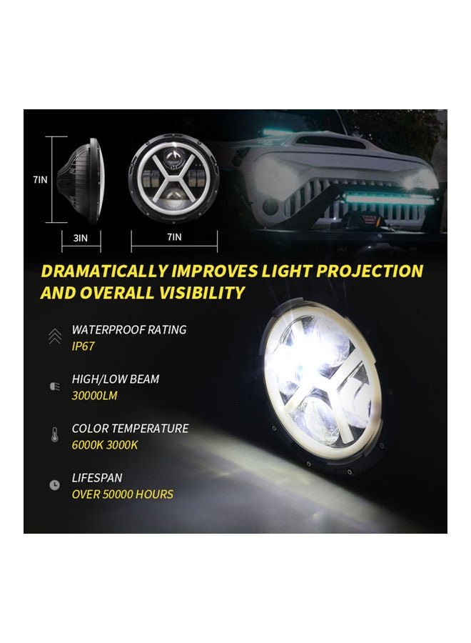 Loquat Round LED Projector Car Headlight - Image 5