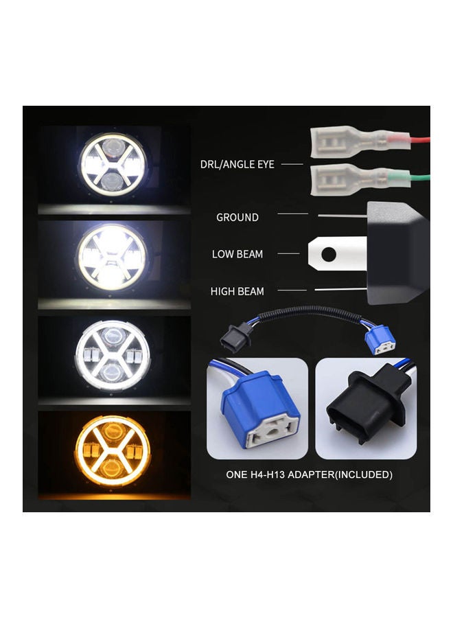 Loquat Round LED Projector Car Headlight - Image 2