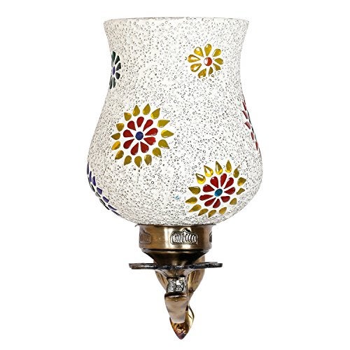 earthenmetal Bell Shaped White Colour Wall Lamp - Image 2