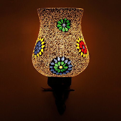 earthenmetal Bell Shaped White Colour Wall Lamp - Image 1