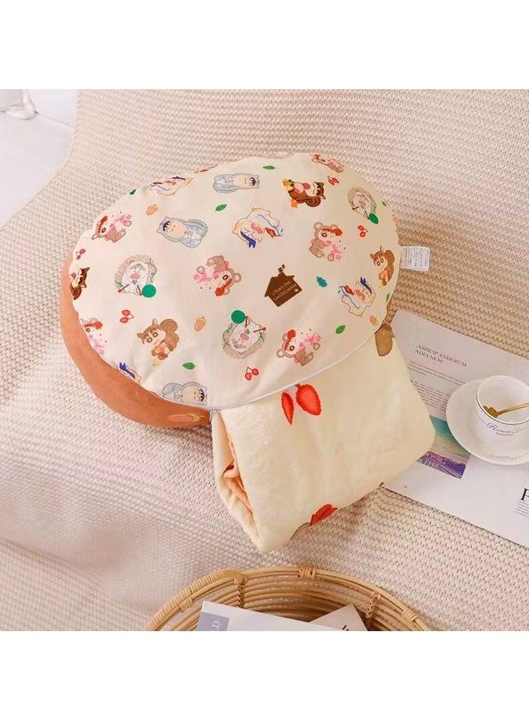 general Crayon Little New Plush Pillow Blanket 60x40 Inch, Cute Travel Blanket Pillow for Girls Boys, Children's Birthday, Sofa Cushion Home Decor Red - Image 5