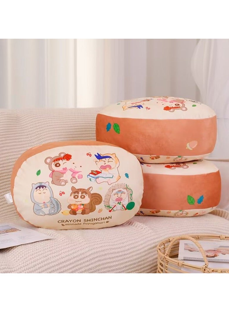 general Crayon Little New Plush Pillow Blanket 60x40 Inch, Cute Travel Blanket Pillow for Girls Boys, Children's Birthday, Sofa Cushion Home Decor Red - Image 4