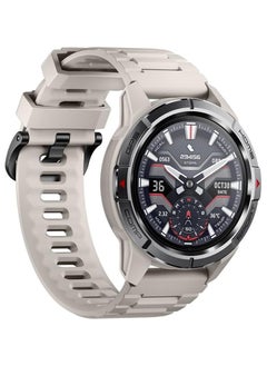 Mibro GS Active Smartwatch 1.3 Inch AMOLED Display GPS Global Positioning System 10 Axis Motion Senor Seek Beats Seek Beats Exercise Algorithm 24-Hour Health Management Dual Strap (white)  - Image 2