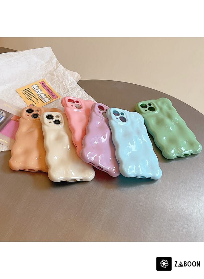 Zaboon Protective Case For iPhone 13 Pro Gloss Oil Wave BubblesTPU - Image 4