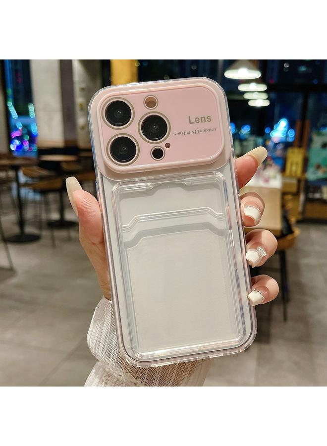 Zaboon Case For iPhone 13 Pro Max Large Window PC Hybrid TPU Phone Case with Card Slot - Image 1