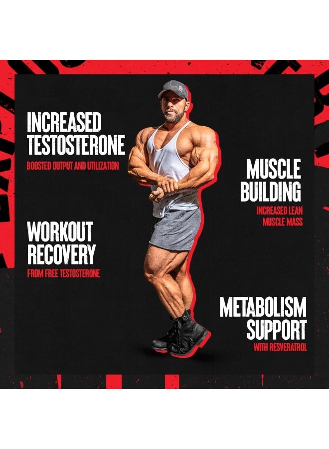 Universal Nutrition Animal Test Testosterone Support Supplement 21 Packs – Advanced Sports Nutrition Formula for Strength, Performance & Muscle Support - Image 3