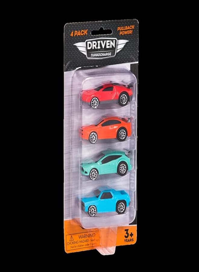 Driven Pull-back stock cars blister pack