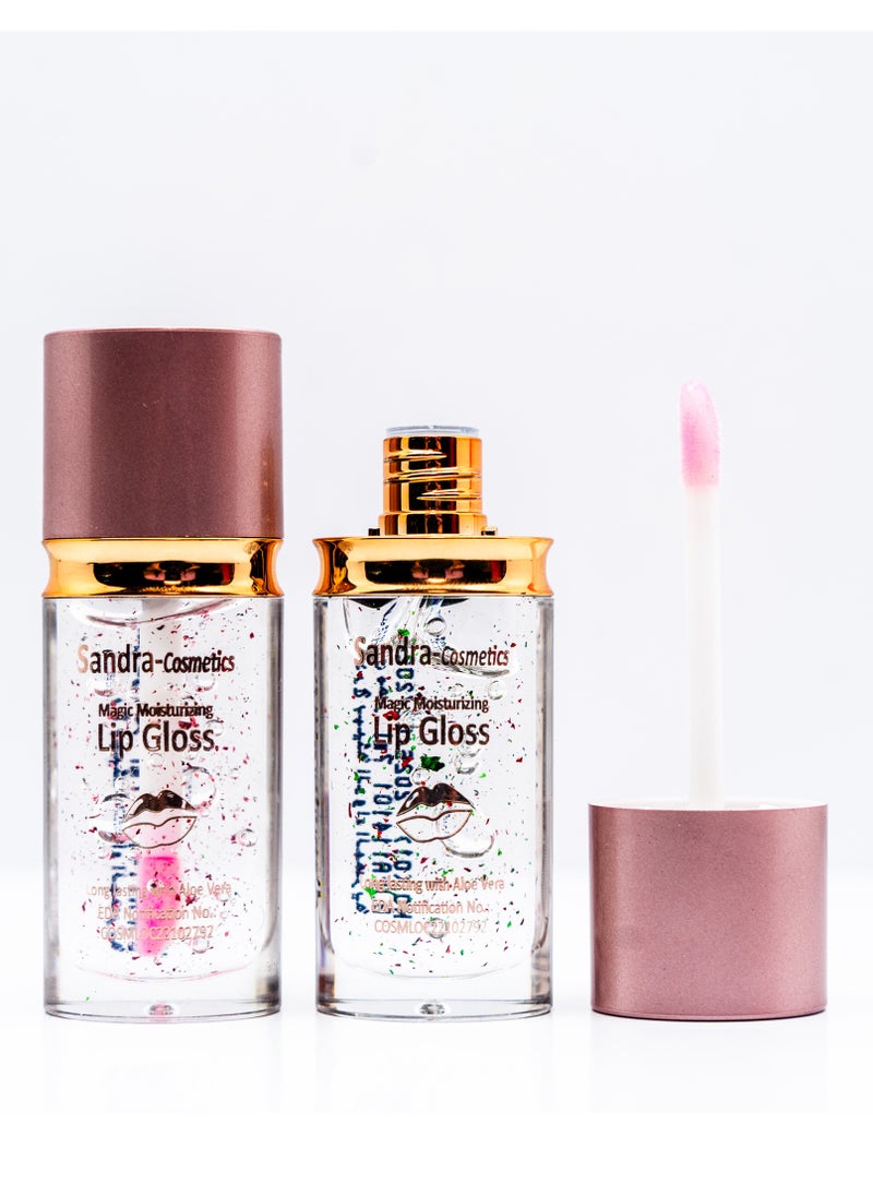 Sandra Long Lasting Magic Moisturising Lip Gloss with Aloe Vera - 7ml  - Image 1