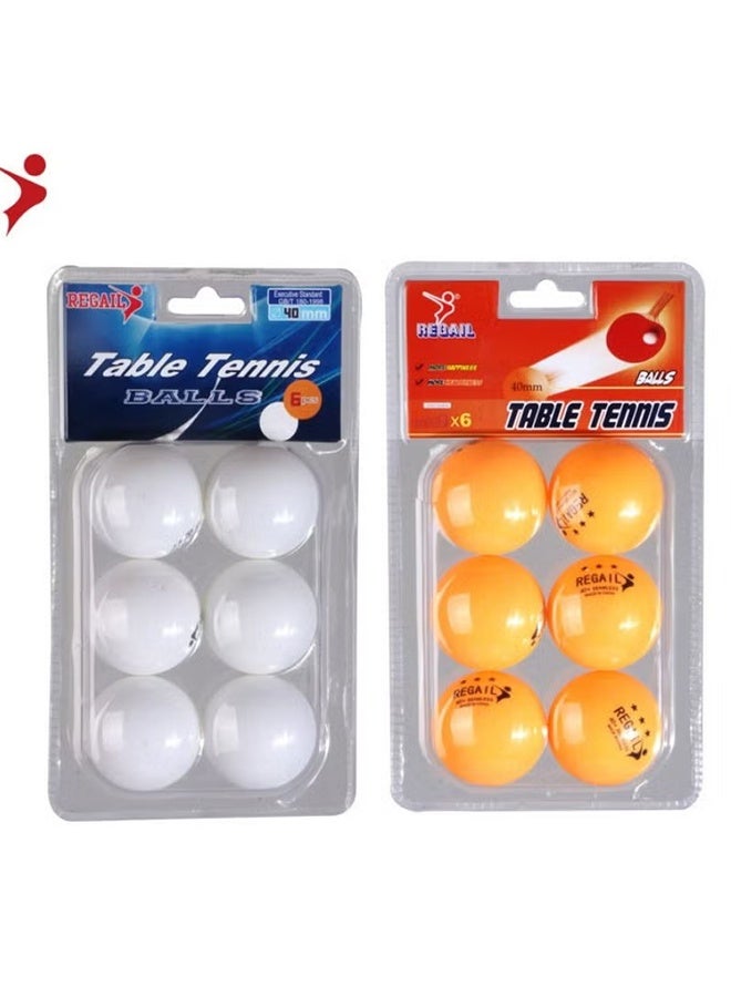 REGAIL 12-Pack Table Tennis Balls – High Quality Ping Pong Balls For Training, Competition, And Recreational Play - Image 1
