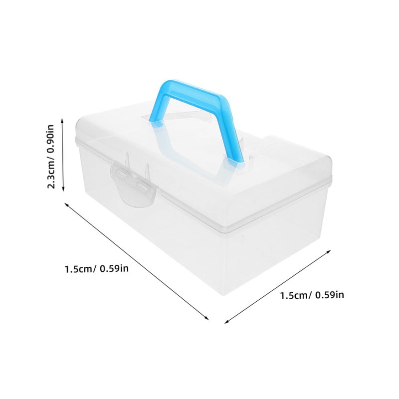 American Mahjong Tile Storage Box Organizer Case With Lid Plastic Container - Image 3