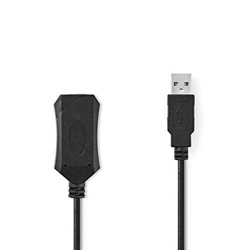 Nedis (Designed in Netherlands) A Male - A Female USB 2.0 Extension Cable, 20 m(Black) - Image 4