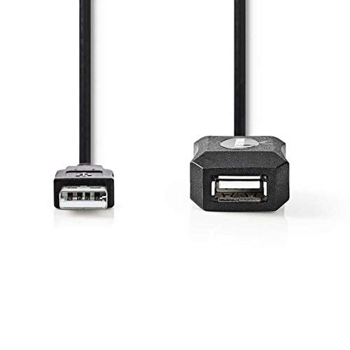 Nedis (Designed in Netherlands) A Male - A Female USB 2.0 Extension Cable, 20 m(Black) - Image 3