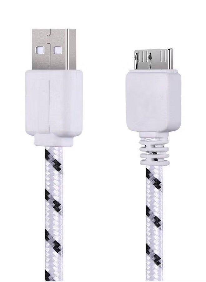 IAF - Micro USB Data Synchronization Charger Cable For Samsung Galaxy S5 Note 3 White - Image 1