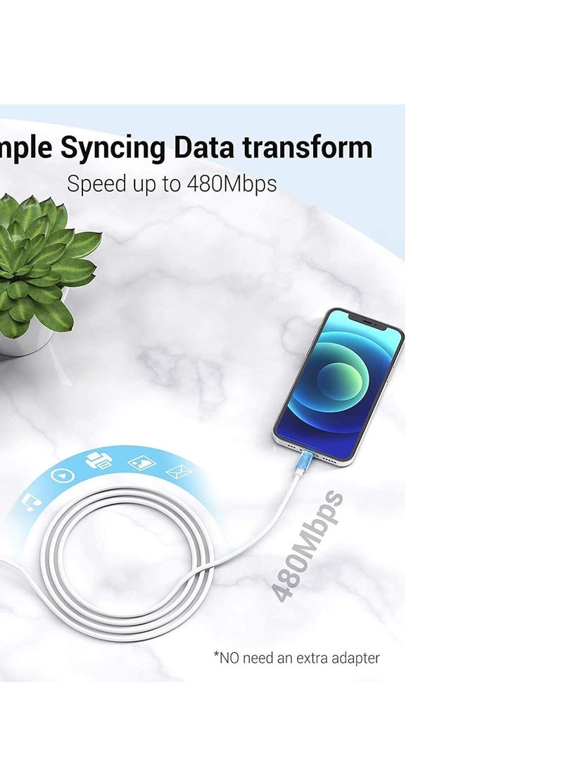 Generic - Lightning Cable 1M iPhone Charger Fast Charging Data Sync Cable Compatible with iPhone 14/13/12/11 Pro Max/XS Max/XR/XS/X/8/7/Plus/6S - Image 1