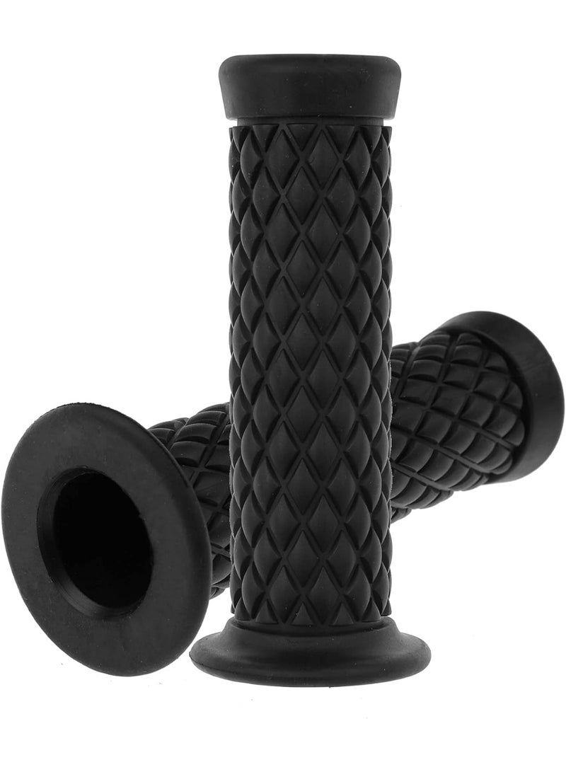 Universal Motorcycle Handles Grips - Non Slip Rubber Motorcycle Grips for Harley Honda Yamaha Suzuki Kawasaki Dirt Bike - Image 1