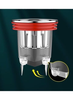 Generic Anti-Odor Floor Drain Set - Shower Waste Water Drainer with Backflow Prevention, Sewer Core Plug, One-Way Drain Valve - Pack of 4 for a Cleaner Bathroom Environment.  - Image 3