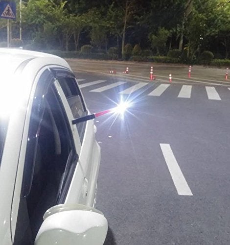 SAMDO 11.0 inch Magnet Wand Baton Traffic Control Road Safety Lamp Military Survival LED Light Stick (Blue) - Image 3