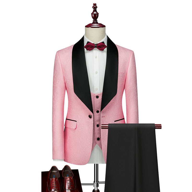 Explosions Men'S New Business Casual Suit Men'S Wedding Groom Dress Three-Piece Suit - Image 4