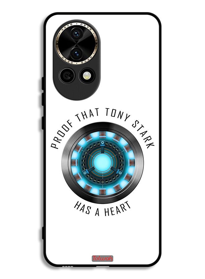 Tolwak Huawei nova 12 5G Protective Case Cover Proof That Tony Stark Has A Heart - Image 1