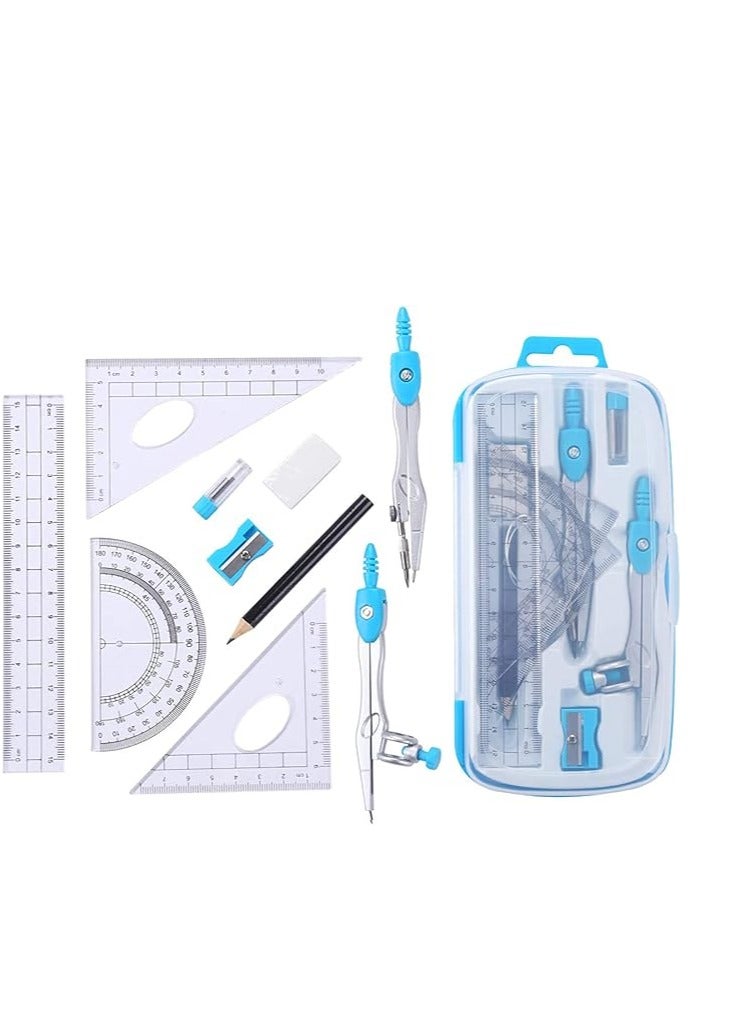 دومس صندوق أدوات الرسم الرياضي من دومز جيوميتي، صندوق هندسي للمدرسة والمكاتب - Image 2