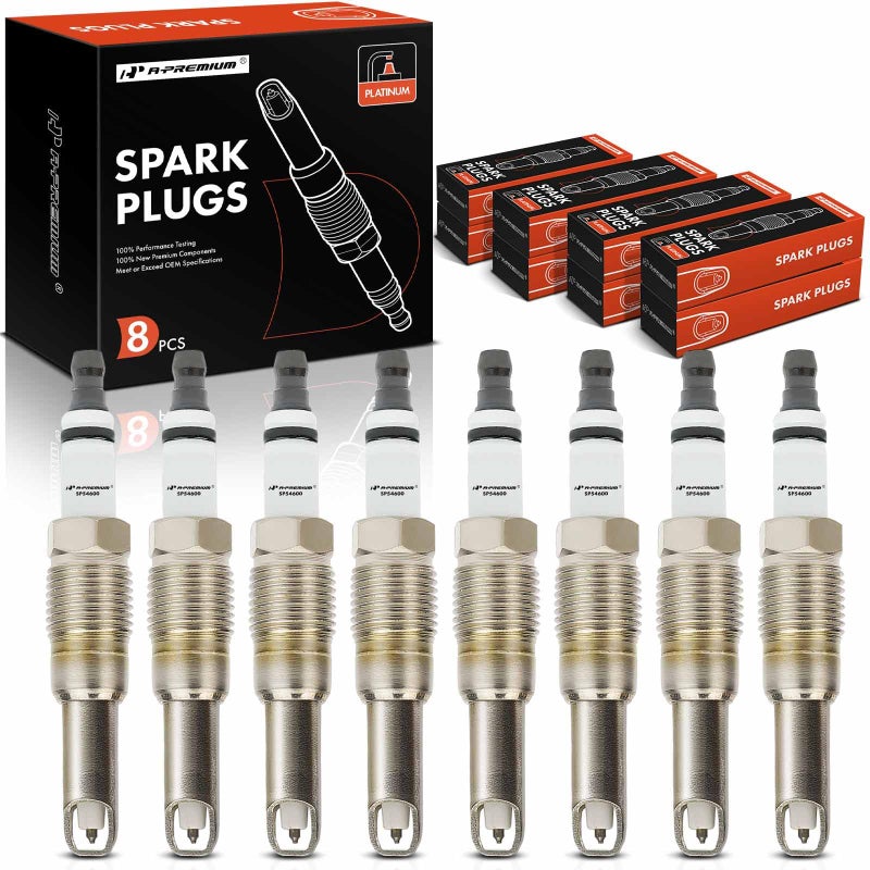 APremium Double Iridium Spark Plug Compatible with Ford F150 20042008 F250F350 Super Duty Expedition 20052008 Lincoln Navigator 20052008 Mark LT 20062008 54L Pack of 8