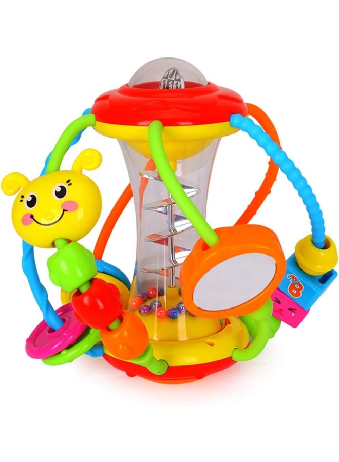 HOLA Toddlers World Activity Ball Interactive Toy W/ 8 Activities, Mirror, Sound Button, And Multi-Sensory Features For Fine & Gross Motor Skills, Cognitive Sensory Development For Toddlers 6M+ - Image 1