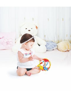 HOLA Hola Toddlers World Activity Ball Interactive Toy w/ 8 Activities, Mirror, Sound Button, and Multi-Sensory Features for Fine & Gross Motor Skills, Cognitive Sensory Development for Toddlers 6M+  - Image 4