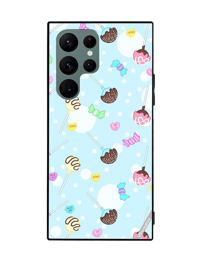 VR CREATIVE Protective Case Cover For Samsung Galaxy S22 Ultra 5G Mix Pattern Design Multicolour - Image 1
