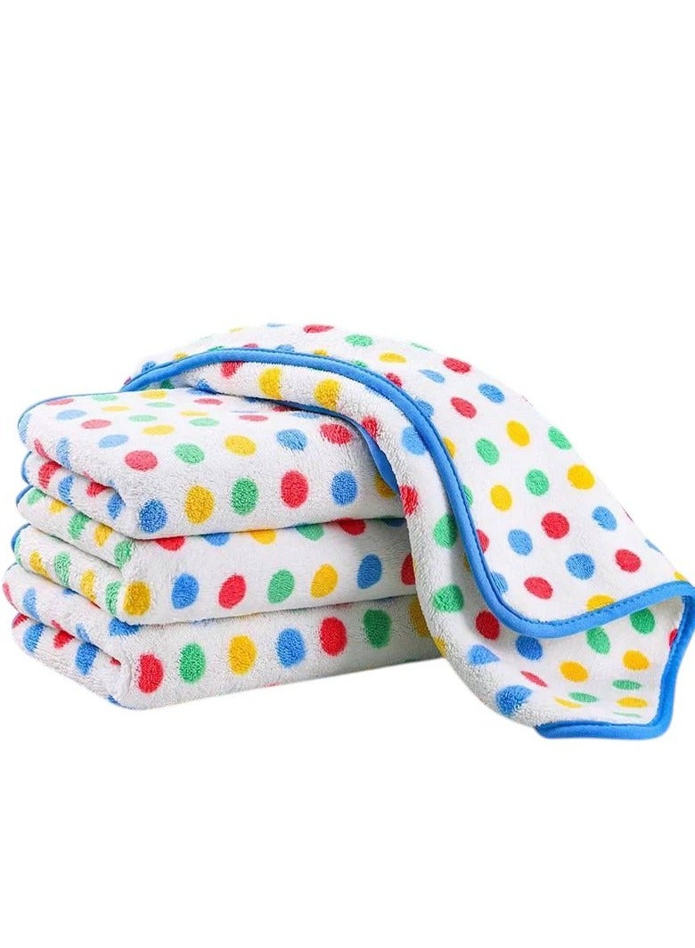 5 Pieces Microfiber Towel Set, Multi-Color for Multi-Use - Microfiber Cleaning Cloth for Car, Kitchen, Glass - Double-Sided Cloths for Drying and Polishing, Thick and Super Absorbent, Kitchen Cleaning Cloth for Glass and Wood - Silk Cloths for Dusting, Cleaning Cloth for Glass, Wood Polishing - Microfiber Kitchen Towels - Microfiber Towel - Microfiber Cloth - Microfiber Cloth - Image 1