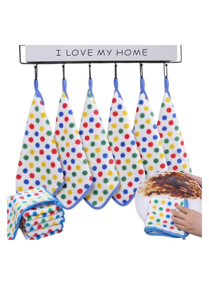 5 Pieces Microfiber Towel Set, Multi-Color for Multi-Use - Microfiber Cleaning Cloth for Car, Kitchen, Glass - Double-Sided Cloths for Drying and Polishing, Thick and Super Absorbent, Kitchen Cleaning Cloth for Glass and Wood - Silk Cloths for Dusting, Cleaning Cloth for Glass, Wood Polishing - Microfiber Kitchen Towels - Microfiber Towel - Microfiber Cloth - Microfiber Cloth - Image 3