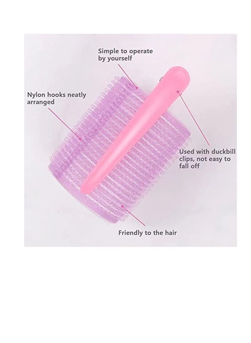 مجموعة أسطوانة شعر ذاتية الإمساك مكونة من 48 قطعة مع مشبك متعدد الألوان - Image 3