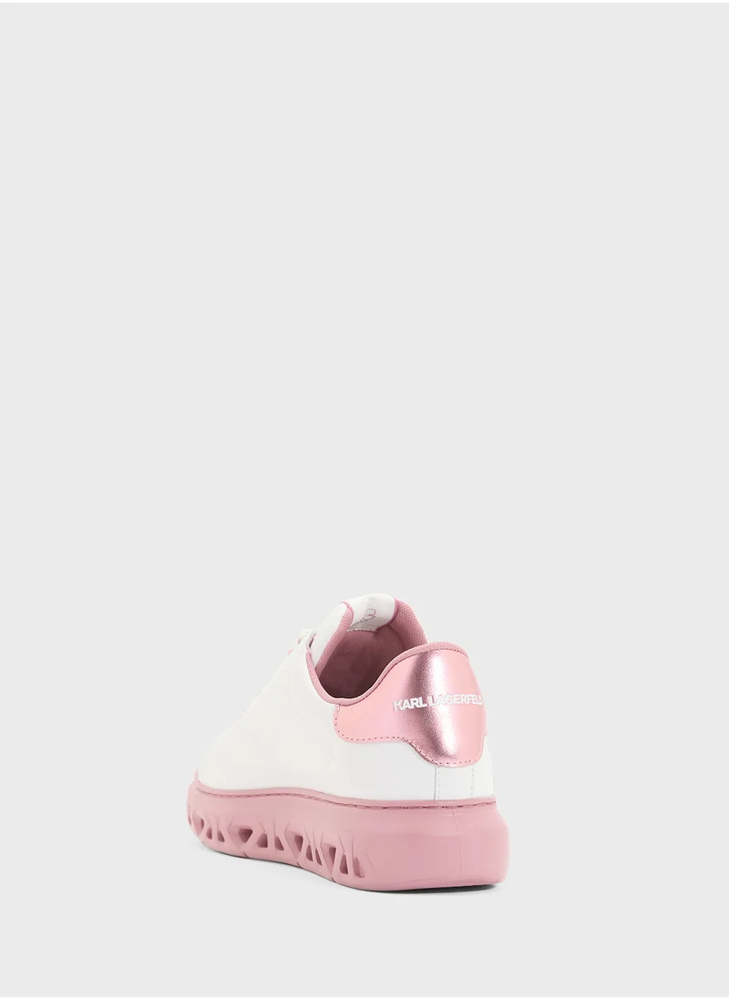 كارل لاغرفيلد Kapri Kite Outline Low Top Lace Up Sneakers