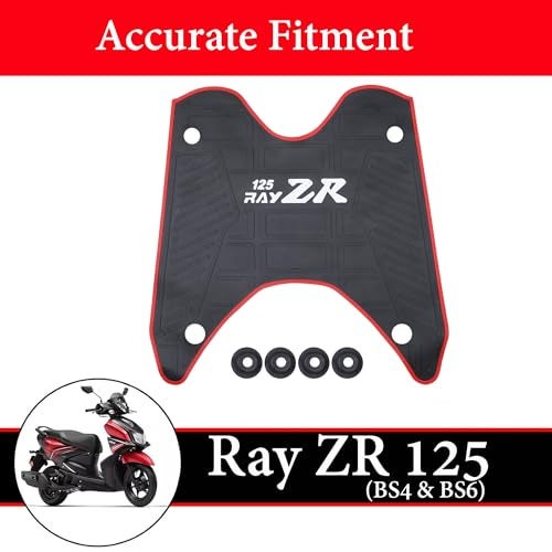Ramanta Non-Slip Ray ZR 125 Foot Mat Washable Soft Rubberized Anti Slip Floor Mat/Foot Mat Compatible with for Ray ZR 125 3D Floor Mat Premium Comfort Durability | Waterproof | Protects Floor - 1 PC - Image 5
