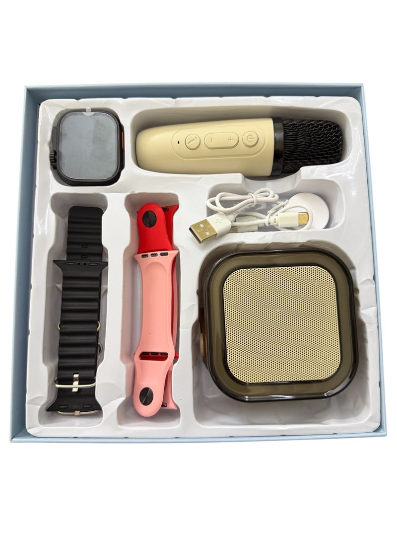 ZERO SPACE Smartwatch and its elegant bands with a microphone and speaker for premium sound - Image 2