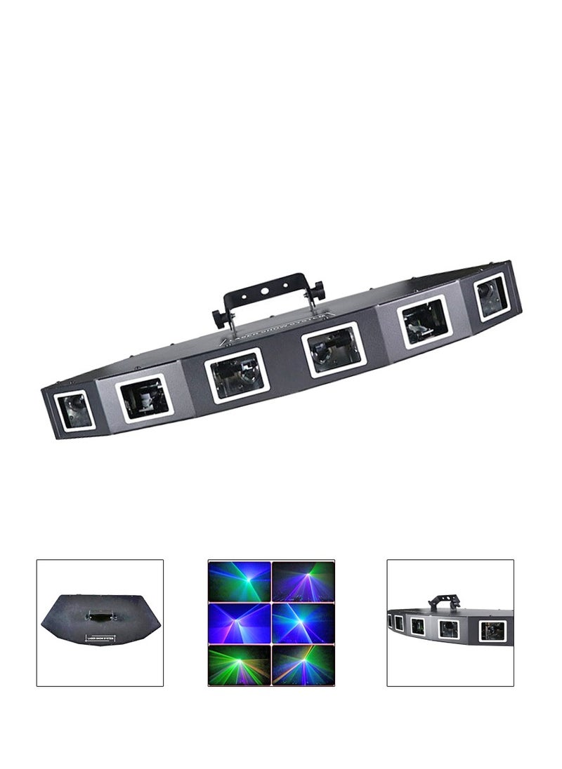 Generic Party laser light, 6 lenses, 7 colors, curved  - Image 4