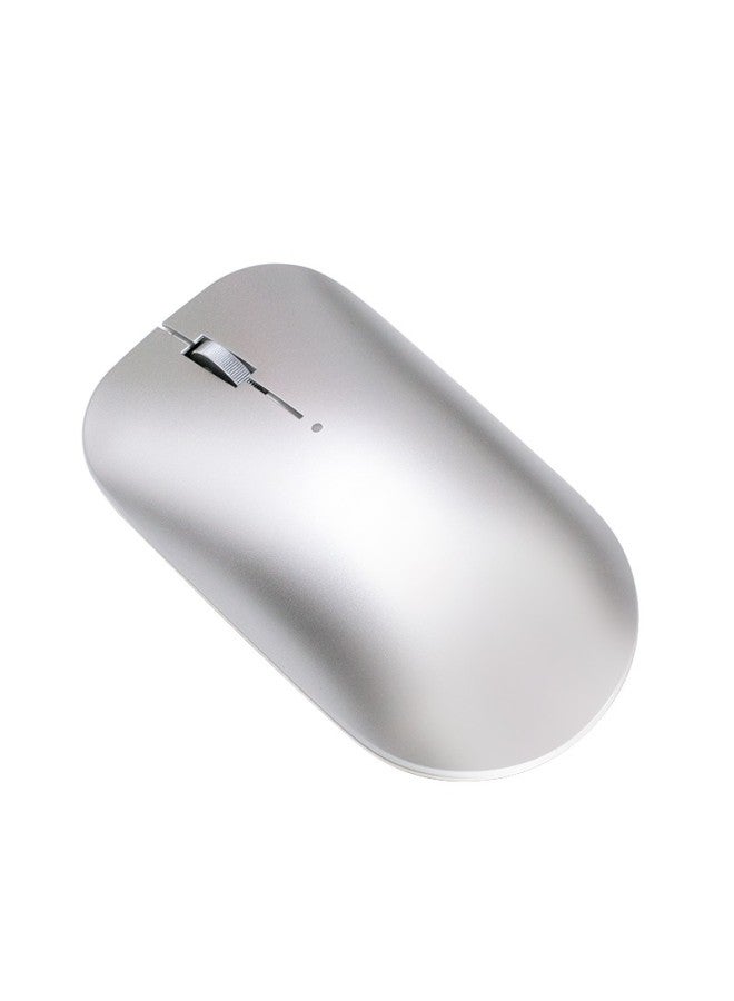 Dearmo M620 Wireless Mouse Bluetooth Mouse With Built-in Lithium Battery, Rechargeable Mouse For Laptop, Office And Home Use, Silver, 1200dpi - Image 2
