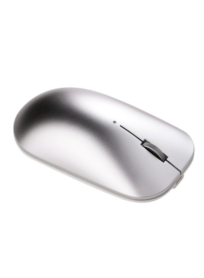 Dearmo M620 Wireless Mouse Bluetooth Mouse With Built-in Lithium Battery, Rechargeable Mouse For Laptop, Office And Home Use, Silver, 1200dpi - Image 4