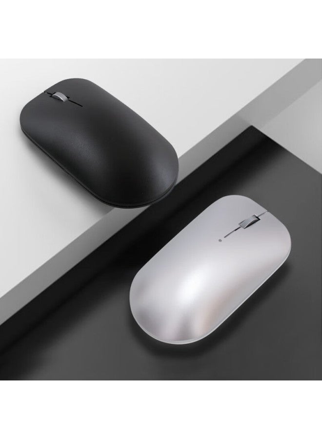Dearmo M620 Wireless Mouse Bluetooth Mouse With Built-in Lithium Battery, Rechargeable Mouse For Laptop, Office And Home Use, Silver, 1200dpi - Image 3