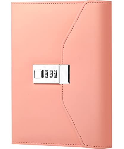 CAGIE Diary with Lock for Women, Full Wrap-around Privacy Journal Gifts for Girls, 120 GMS 224 Pages Thick Lined Notebook with Lock, 5.9 x 7.9 Inch - Image 1