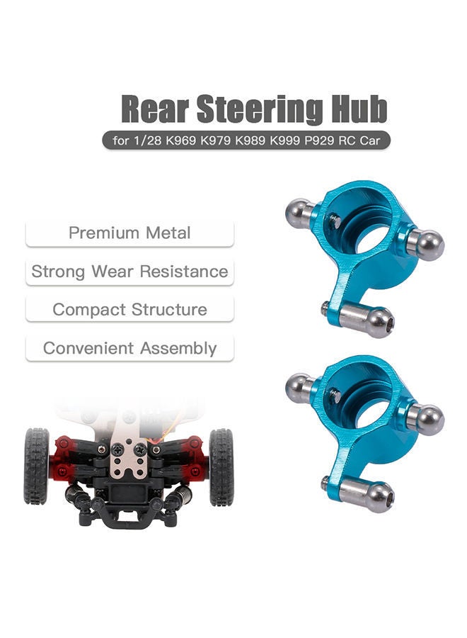 NIBEMINENT 2-Piece Rc Car Front Steering Hub Cup Set - Image 2