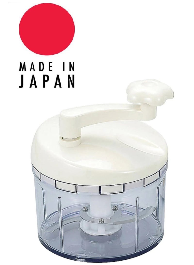 Bin Shihon Manual Multi Chopper and Slicer onion and vegetable  with sharp blades 500 ml made in japan - Image 1