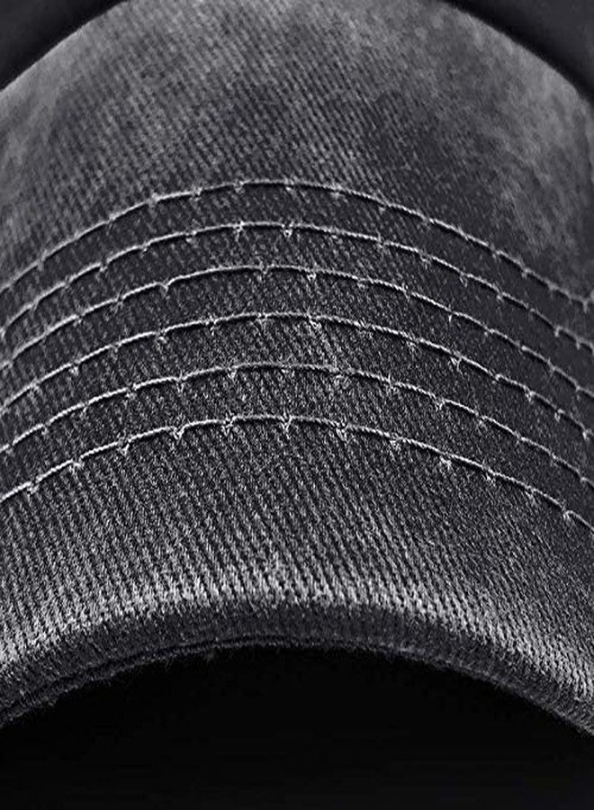 Handcuffs Usa Denim Unisex Baseball Caps Casual Sports Summer Outdoor Activities Cap For Men And Women (Black, Free Size) - Image 4