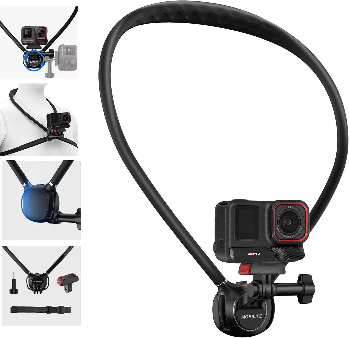 mobilife Mobilife Insta 360 Action Camera Neck Mount
