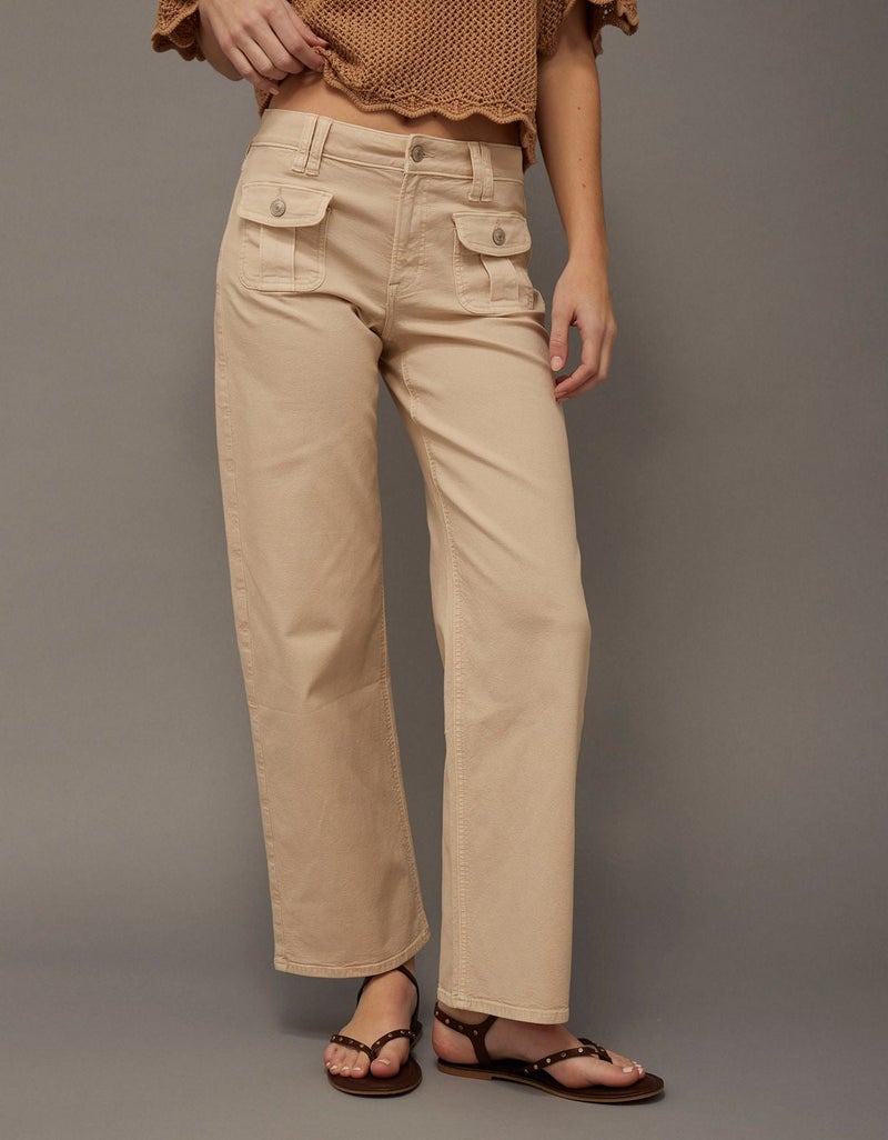 American Eagle AE Stretch Low-Rise Flare Pant - Image 1