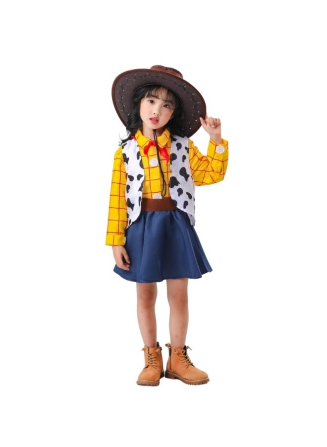 زي تنكر هالوين للبنات - مجموعة رعاة البقر - Image 1